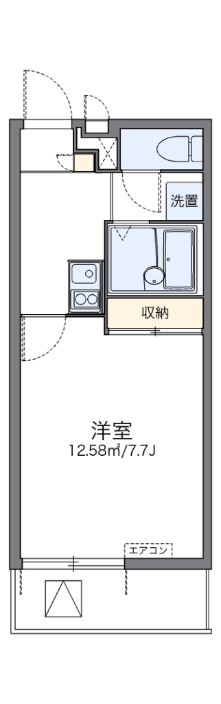 レオパレスサンフォレスト天沼 間取り図