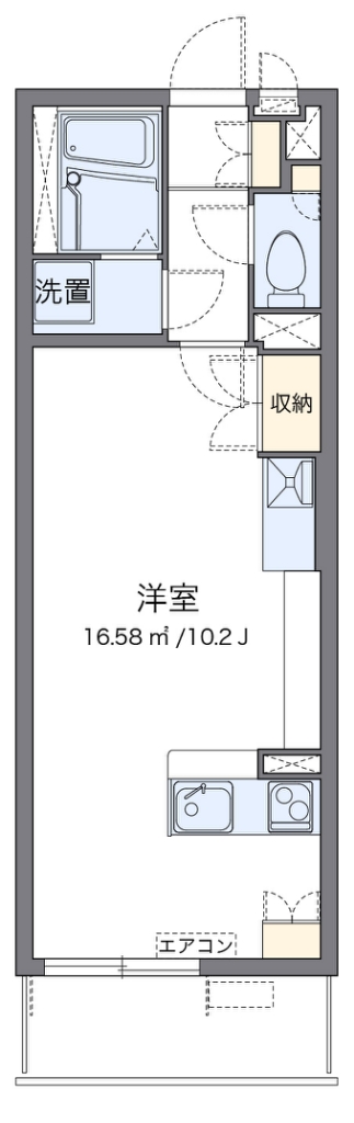 レオネクストレジデンス川崎 間取り図