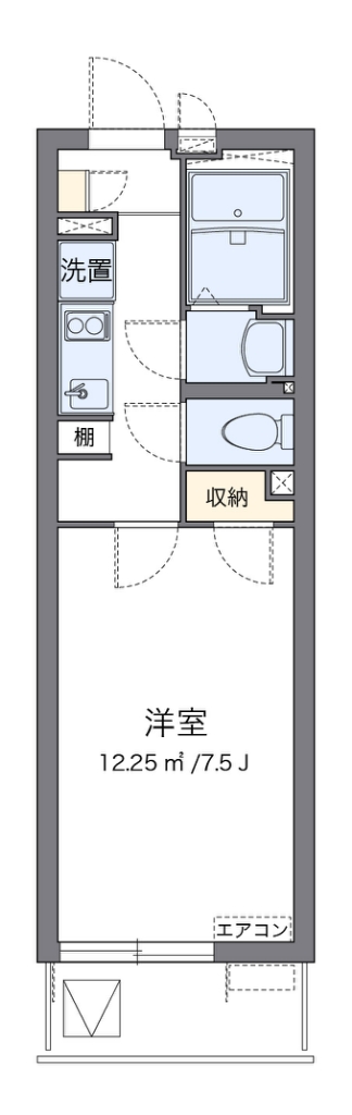 クレイノウィングコート川崎 間取り図