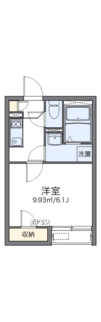 レオネクストカミオンダ 203号室 間取り