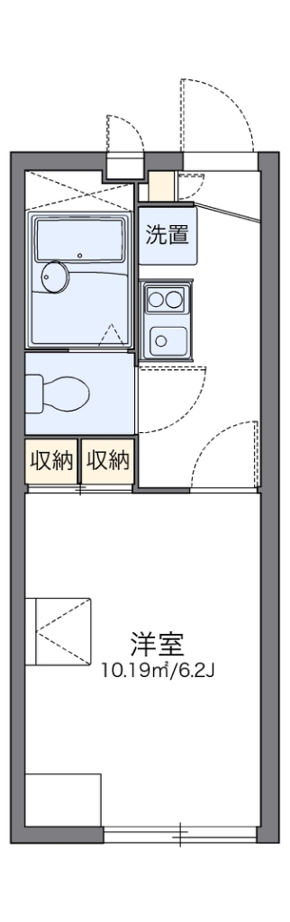 レオパレスバリオヴェルデ 間取り図