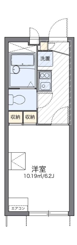 レオパレスドゥエッジ 間取り図