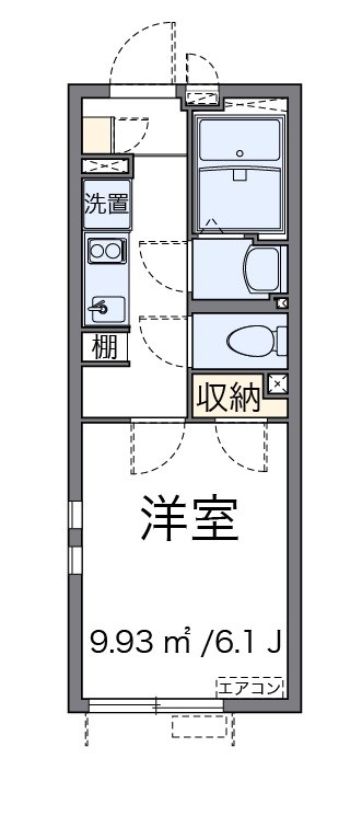 ル　ディネ 303号室 間取り