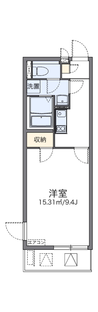 レオネクスト和光南ＭＳ 301号室 間取り