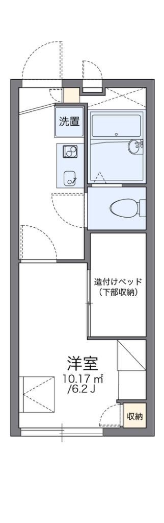 レオパレスＭ＆Ｓ 201号室 間取り