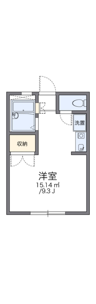 レオパレスアルカディア 202号室 間取り