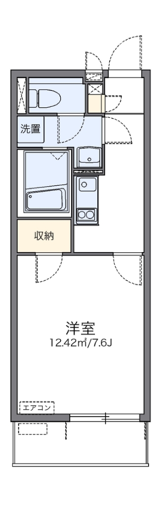 レオネクストアドバンス殿町 305号室 間取り