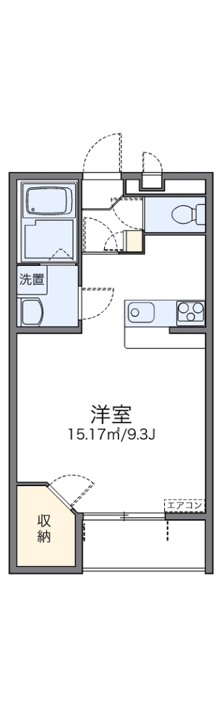 レオネクストスエヒロ 103号室 間取り