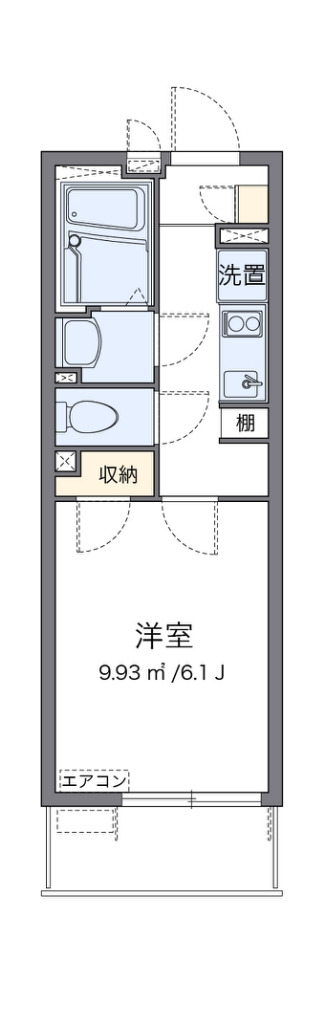 クレイノフラーズ　アント　ルポ 間取り図