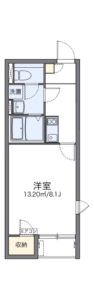 レオネクストエスポワール 201号室 間取り