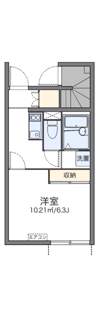 レオネクスト伊那富 101号室 間取り