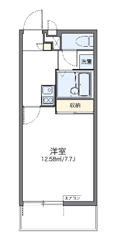 サンフォレスト天沼 303号室 間取り