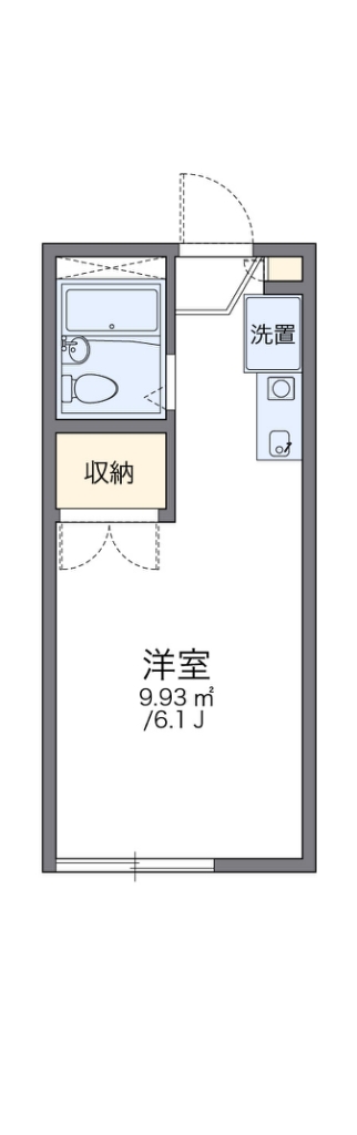 レオパレス中曽根Ⅱ 間取り図