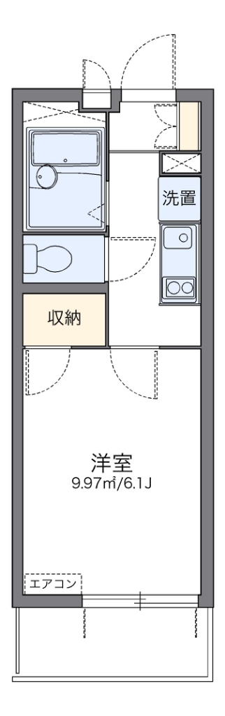 レオパレス彩 間取り図