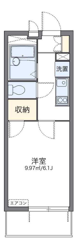 レオパレスアベニューⅡ 間取り図