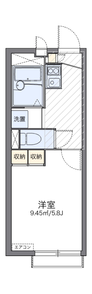 レオパレス上藤 202号室 間取り