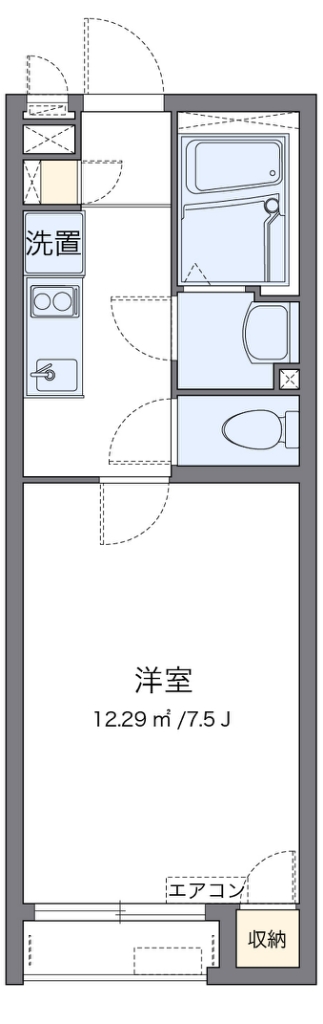 クレイノエカヒ 間取り図