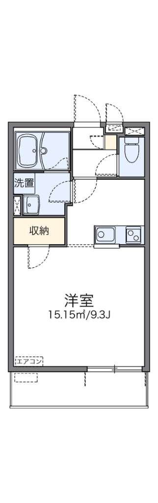 レオネクストマローネ 303号室 間取り