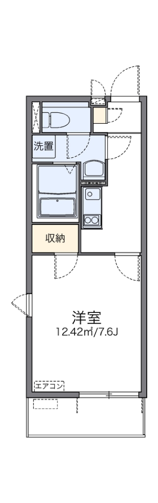 レオネクストブラザーズハイツ 101号室 間取り