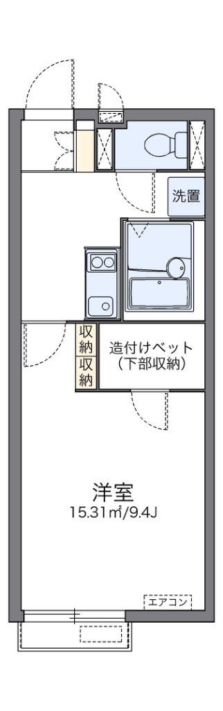 レオネクストグランドハイツ 205号室 間取り