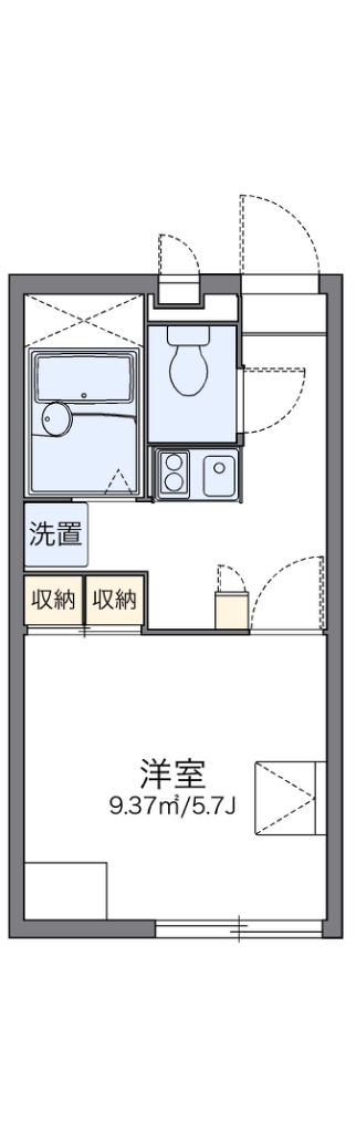 レオパレス葛城 間取り図