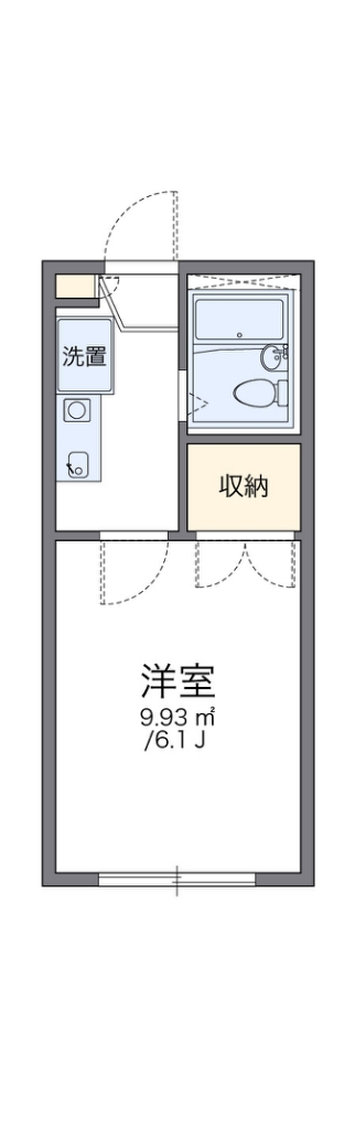 レオパレスビレッジ光が丘参番館 間取り図