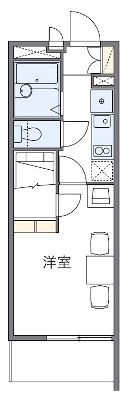 与野アムール 105号室 間取り