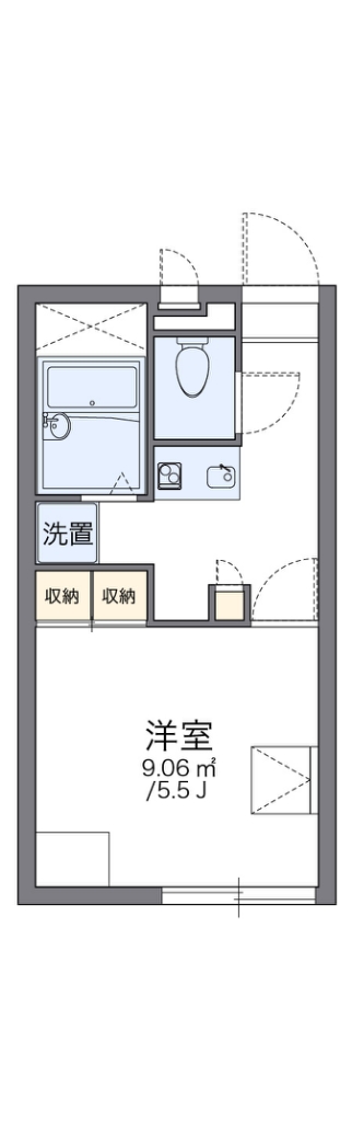 レオパレスグリーンステージ大宮 201号室 間取り