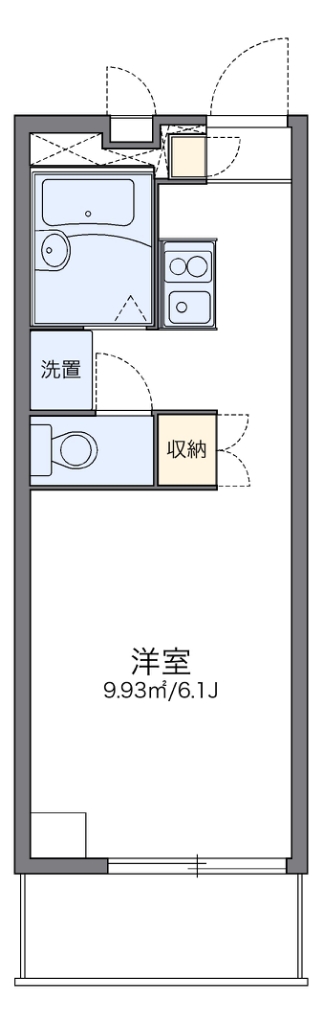 レオパレス片倉 間取り図