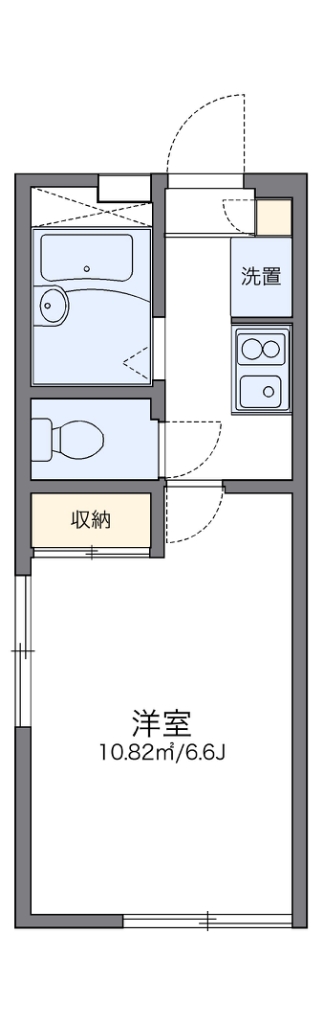 レオパレスコンフォート 201号室 間取り