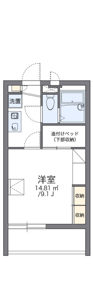 レオパレスソワ　メゾンⅢ 301号室 間取り