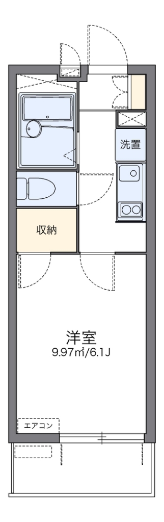 レオパレスＮＥＸＴⅡ 301号室 間取り