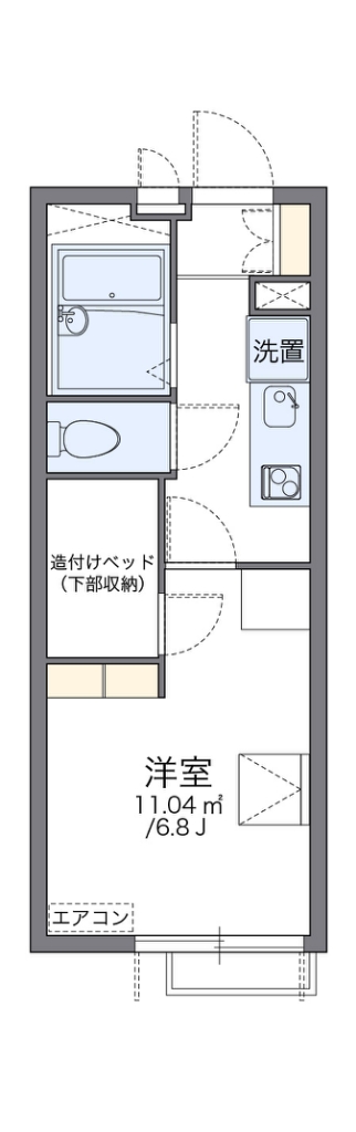 レオパレス北鎌倉ホームズ 間取り図