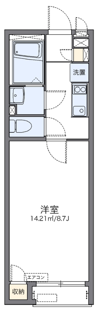 レオネクストサルビア 間取り図