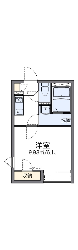 レオネクストカミオンダ 106号室 間取り