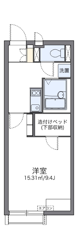 レオネクストアゼリアコート 203号室 間取り