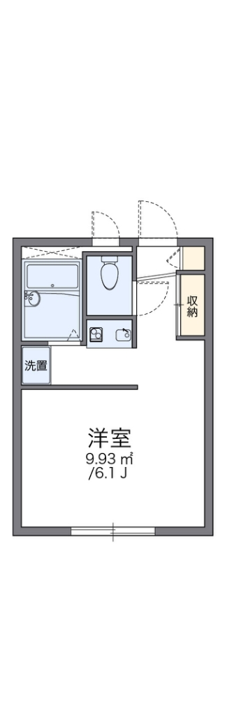 レオパレスＷＩＴＨ 201号室 間取り