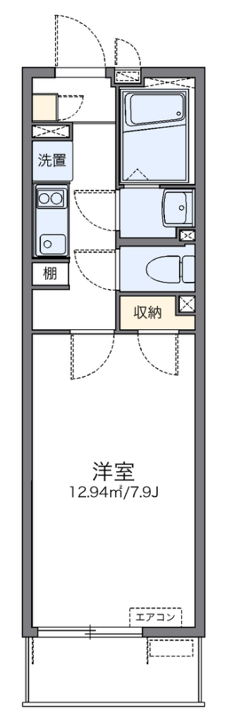 レオネクストケービック 間取り図