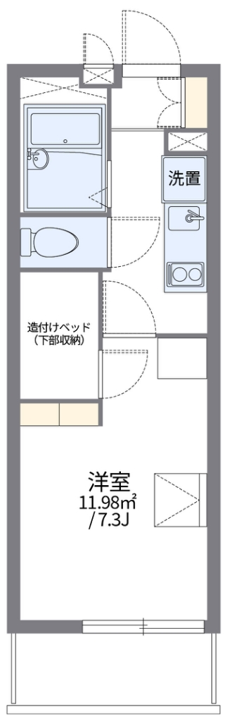 レオパレスグランディール　５ 間取り図