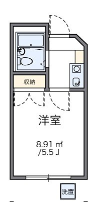 蒲田 102号室 間取り