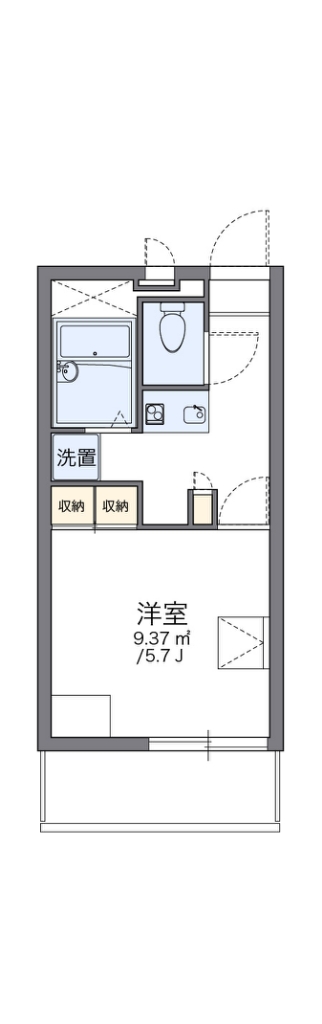 レオパレスル・レーヴ 302号室 間取り