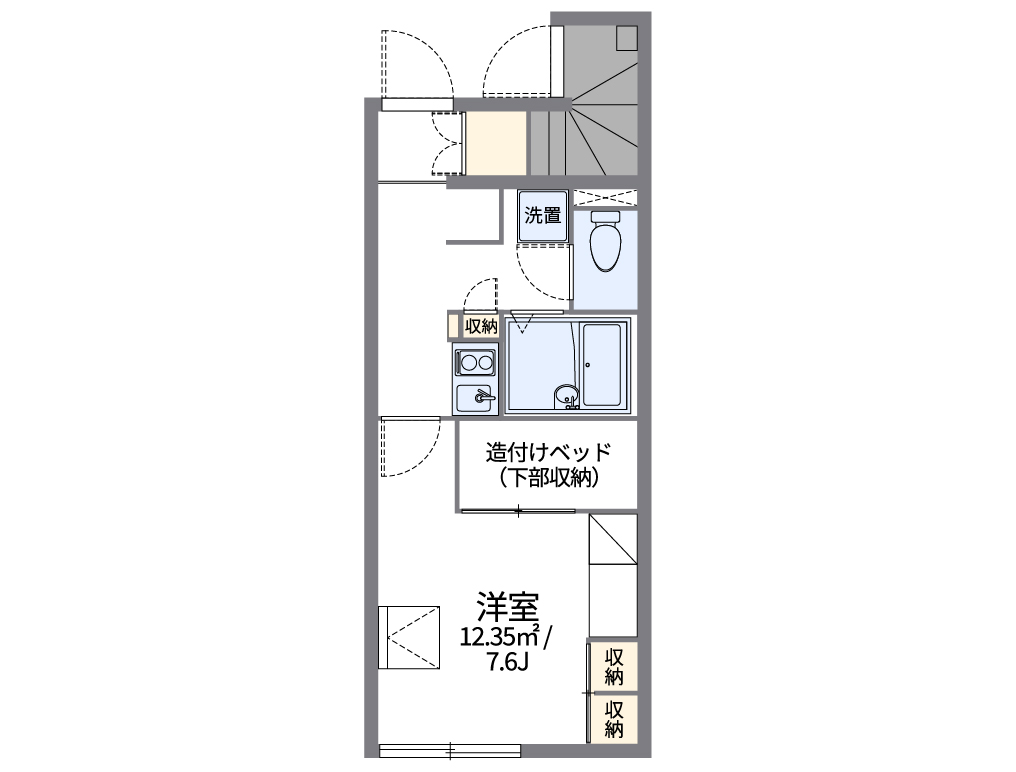 レオパレスシャンブル 間取り図