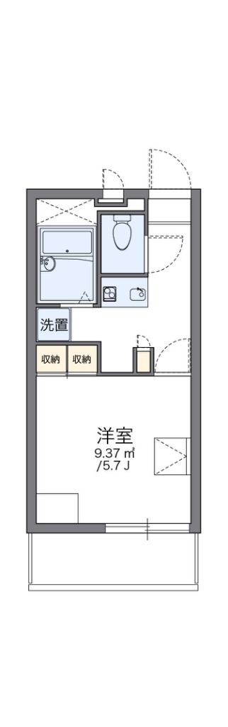 レオパレスル・レーヴ 間取り図