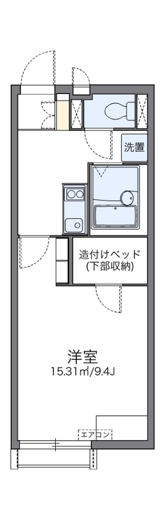 レオネクストアゼリアコート 108号室 間取り