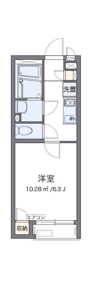 レオネクストボナール　Ｊｏｙ 202号室 間取り