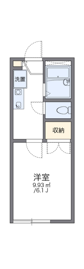 レオパレスグリーンヒルズ上水本町 間取り図