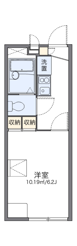 レオパレスヤマキ 105号室 間取り