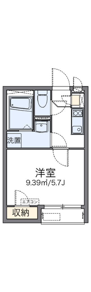 レオネクストプランドール多摩川 102号室 間取り