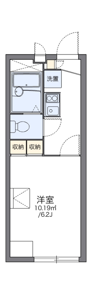 レオパレス一歩 間取り図