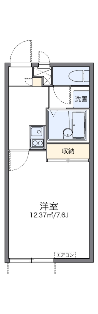 レオパレスアグリコルトゥーラ 間取り図